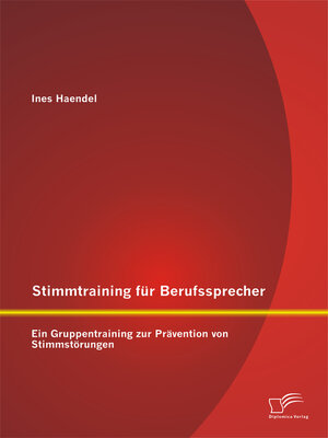 cover image of Stimmtraining für Berufssprecher